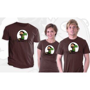 Jim Henson Kermit Frog T-Shirt Muppets Calvin Hobbes Parody Ladies XL